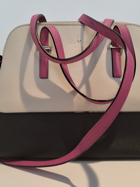 kate spade Handbags - kate spade Colorblock Dome Satchel - Pink, Cream, Black